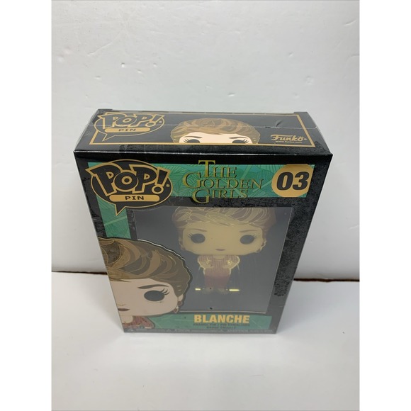 Funko Pop Pin: The Golden Girls - Blanche # 03 Collectible Enamel Pin New - Picture 2 of 6